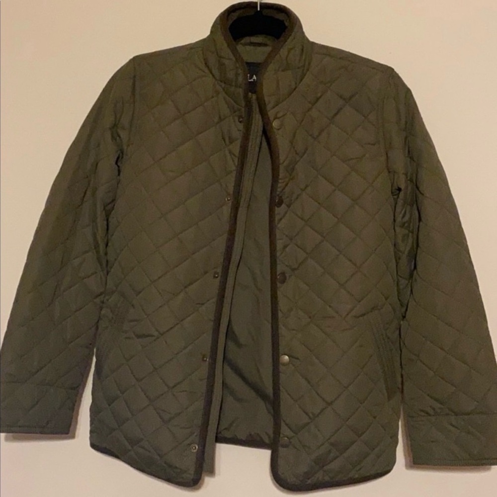 E-Land Kids Olive Quilted Jacket -NWOT
